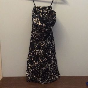 J. Crew Silk Strapless floral dress